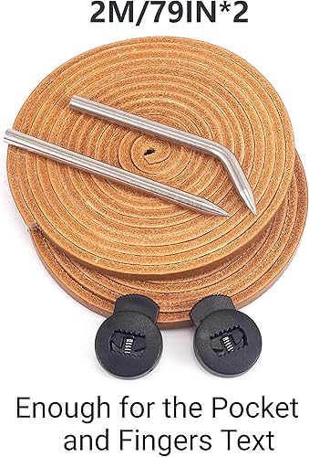 Miniatura 2 de Kit de reparación de guantes de béisbol, kit de reparación de guantes de béisbol, kit de encaje para guantes de sóftbol y béisbol, aguja de cordón