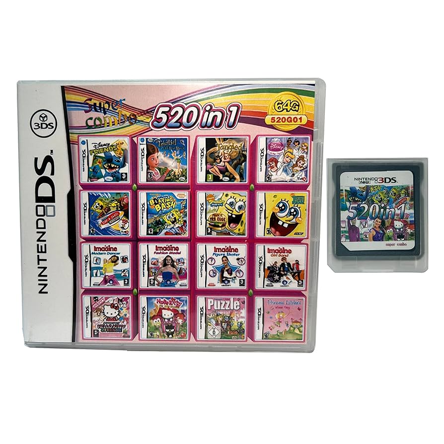 520 w 1 - Gry - DS Games, NDS Game, Card, Super Combo
