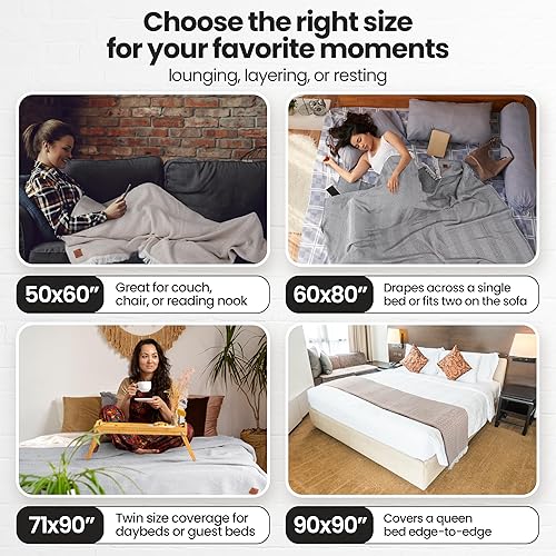 Miniatura 6 de Gold Case - Manta para sofá, mantas y mantas 100% algodón turco reciclado, elegantes mantas decorativas para sofá de sala de estar, mantas tejidas