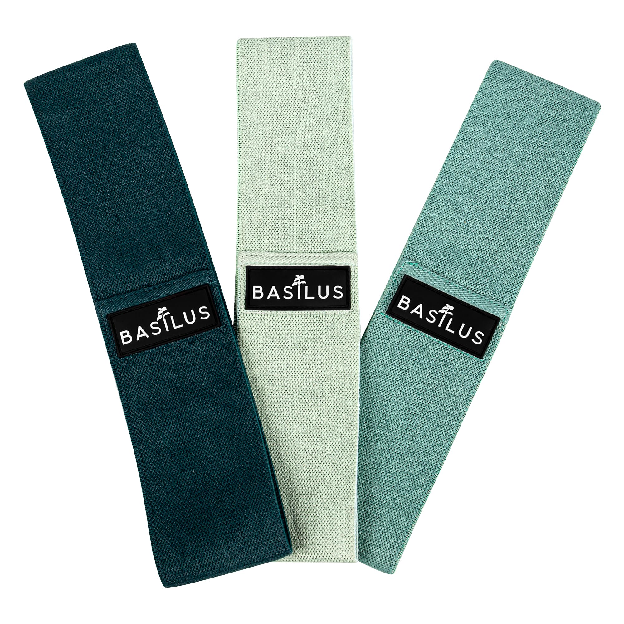 3-Pack Fabric Resistance Bands for Legs Glutes Exercise Bands for Strength Training Yoga Pilates Fitness Mesh Bag Exercise