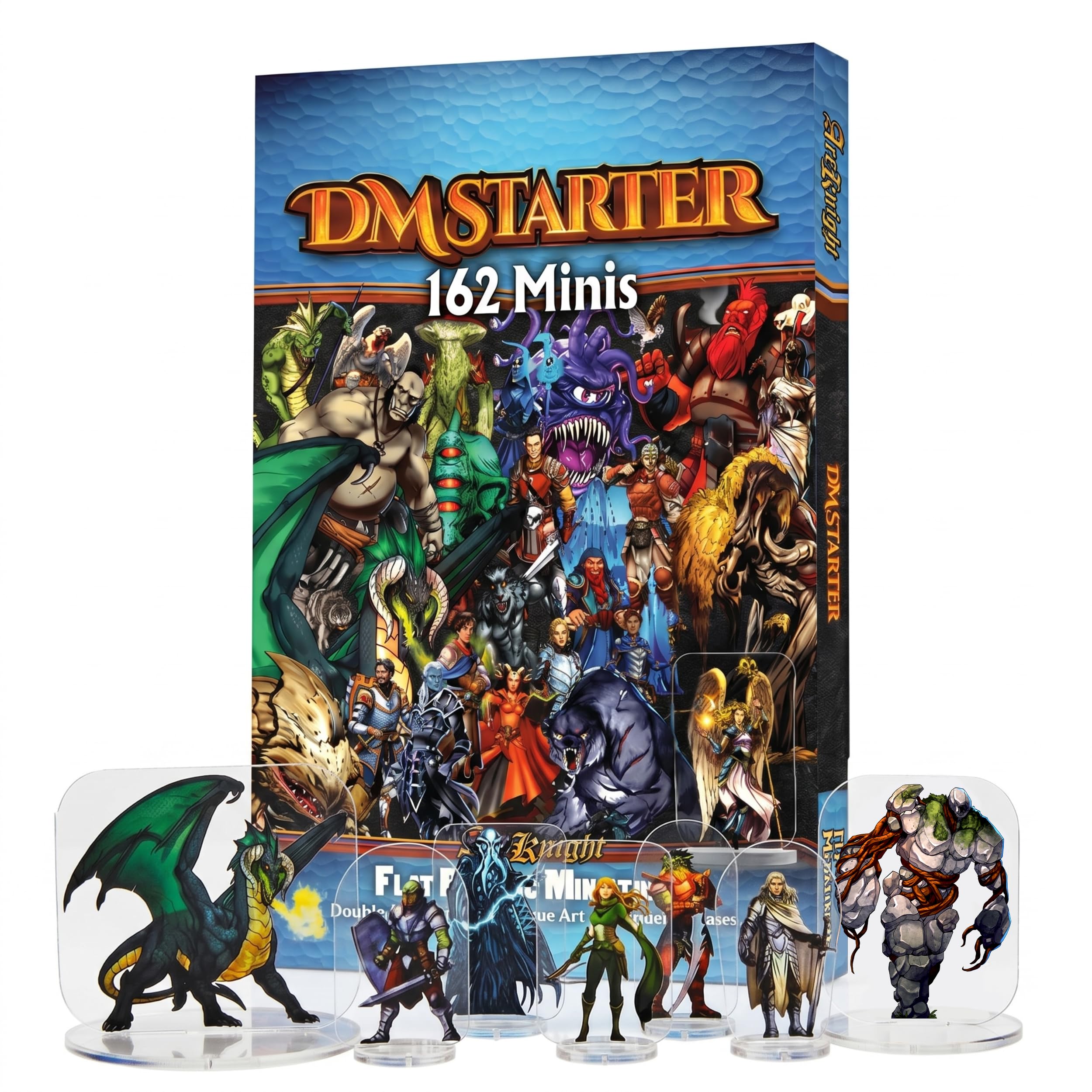 Arcknight DM Starter Set - 162 Flat DND Miniatures