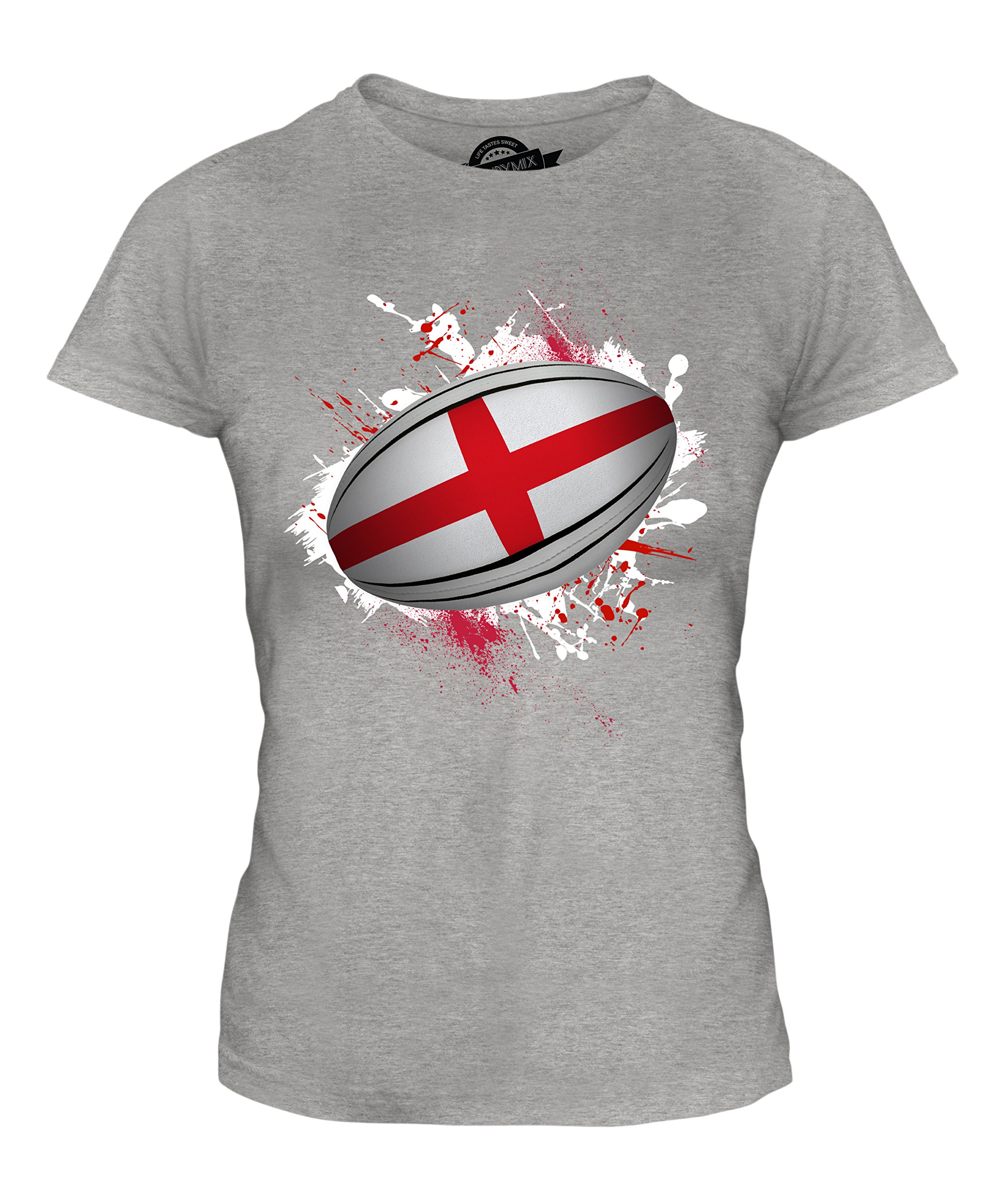 Candymix Camiseta de rugby de Inglaterra para mujer