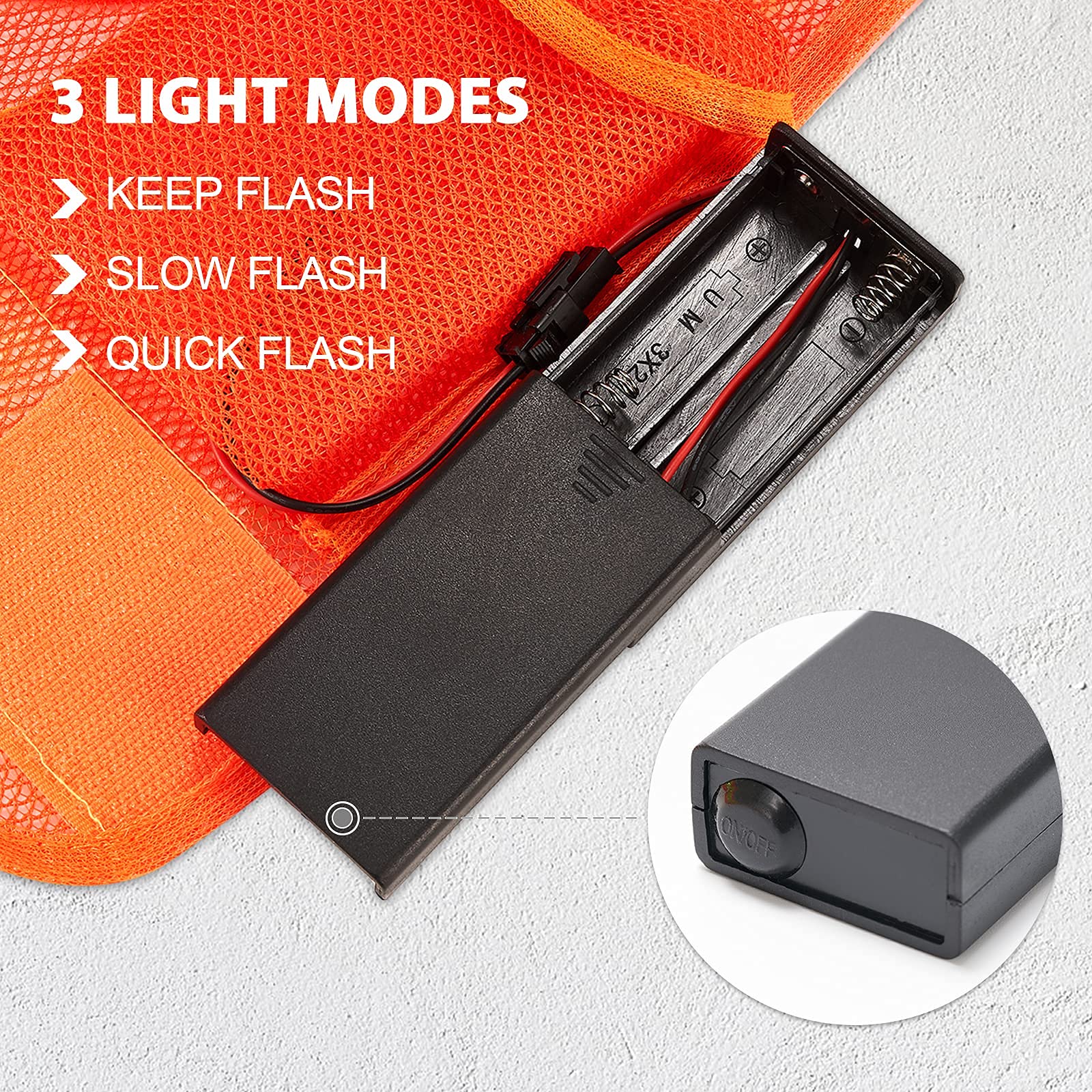 Chaleco reflectante LED para correr con luces nocturnas de alta visibilidad, equipo de seguridad elástico ajustable para caminar, ciclismo, ciclismo
