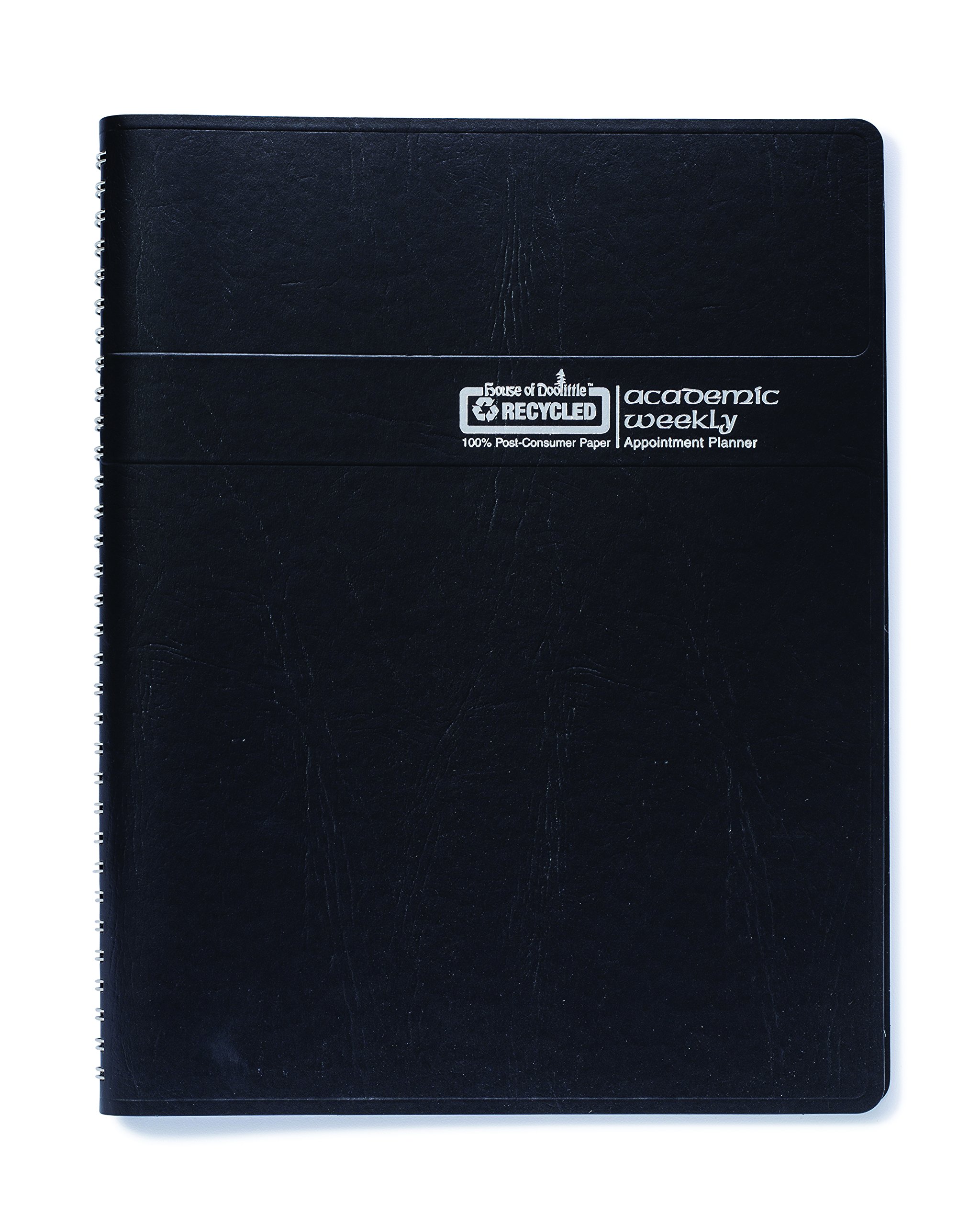House of Doolittle Wochenplaner 2024-2025, akademisch, Schwarz, 12,7 x 20,3 cm, Juli - Juli (HOD27702-25)