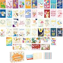 100 Pack All-Occasion Greeting Cards with Envelopes Stickers & Storage Box