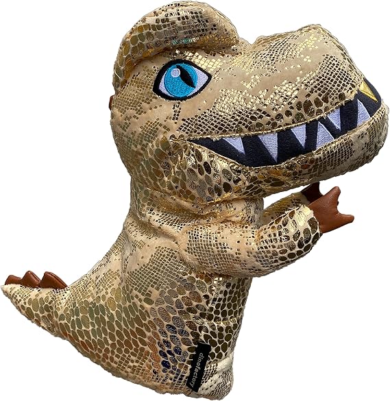 T-Rex Dinosaur Golf Driver Headcover - Funny Animal Head Cover for 460cc Club, Premium Handmade Plush, Unique Golf Gift for Men Women