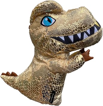 T-Rex Dinosaur Golf Driver Headcover - Funny Animal Head Cover for 460cc Club, Premium Handmade Plush, Unique Golf Gift for Men Women