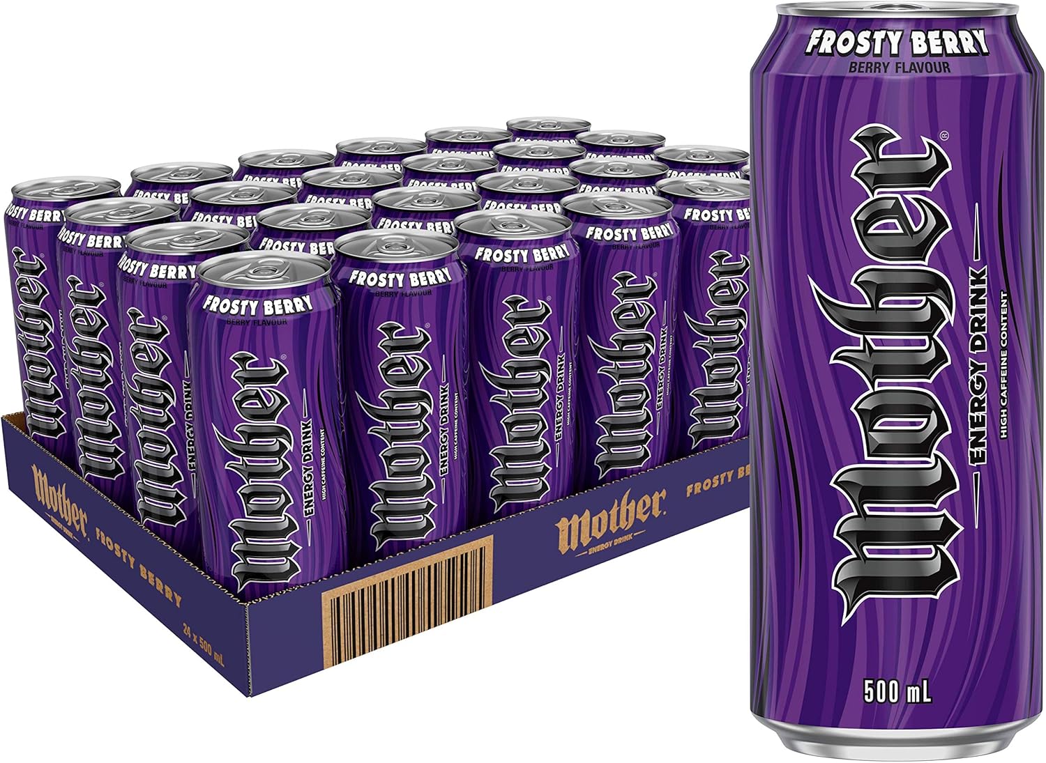 Mother Energy Drink Frosty Berry 24 x 500ml Pantry