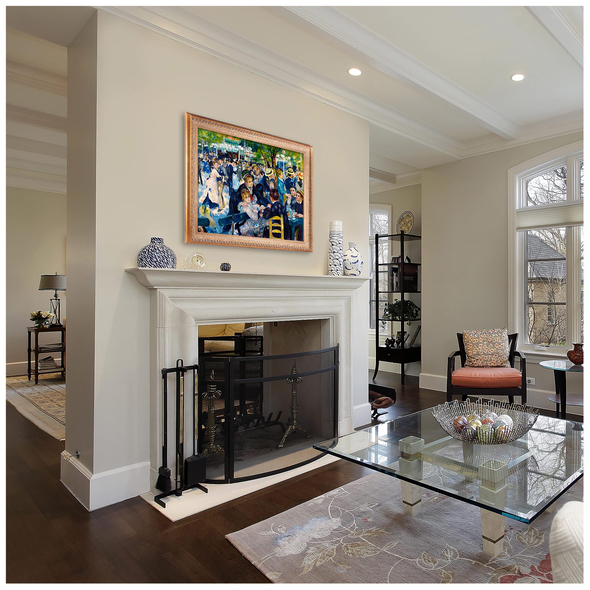 Amazon.co.jp: Bal du Moulin de la Galette by Pierre-Auguste Renoir