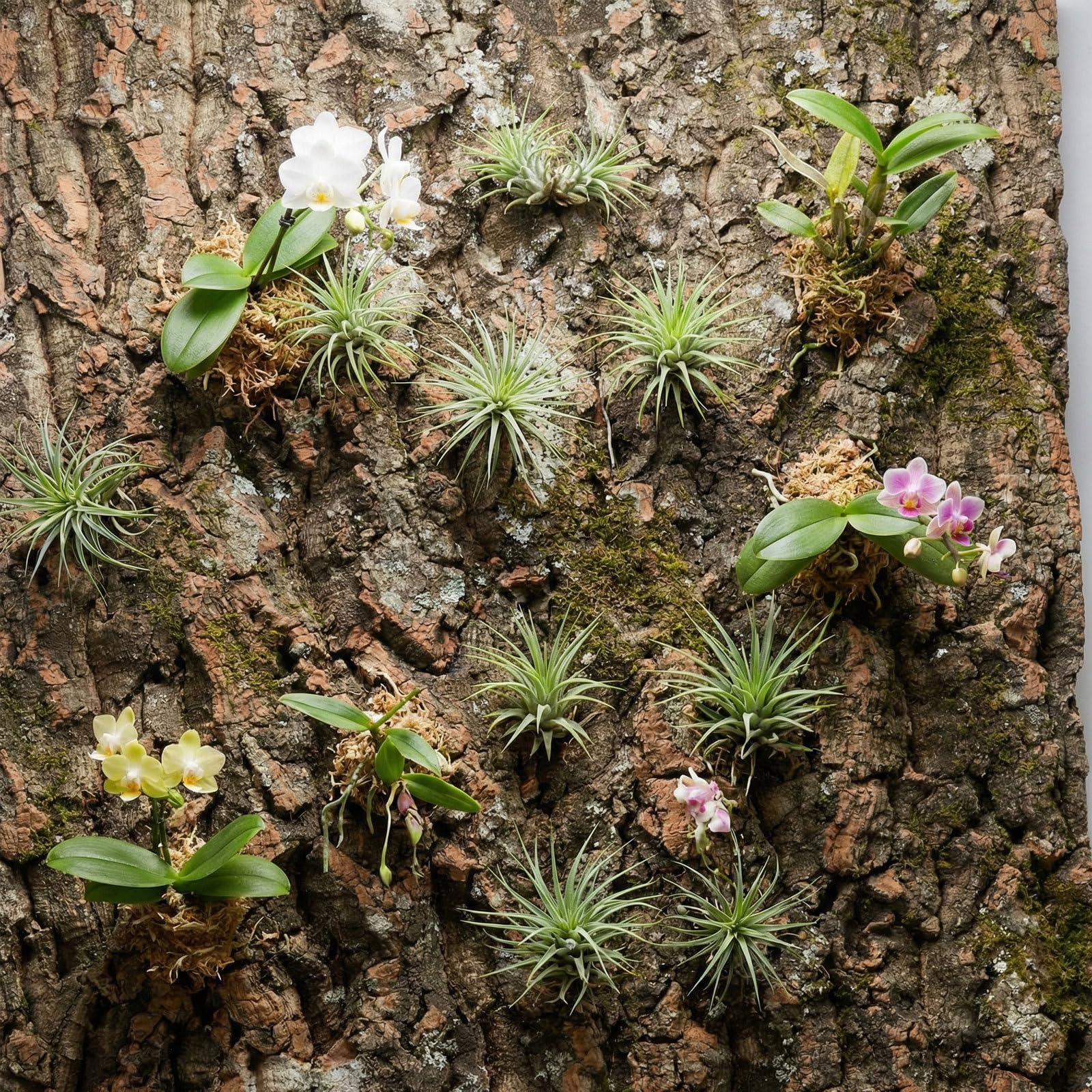 3 szt. Naturalne tło z kory korkowej dla gadów, dekoracja z kory drzewnej do terrarium, wspinaczkowy dla jaszczurek, gekona i węży, rustykalne akcesoria do akwarium i terrarium, 15,75"