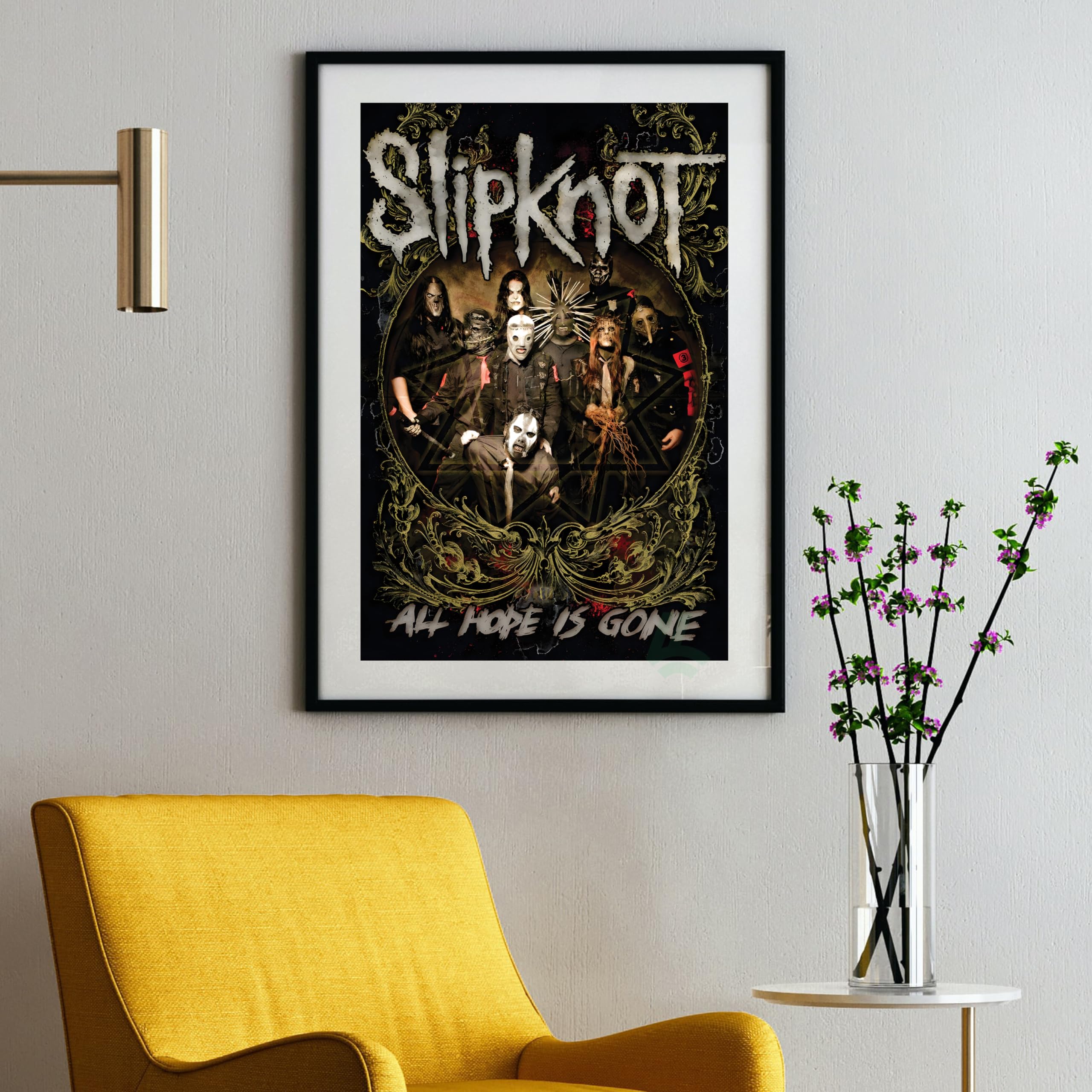 Slipknot Poster, Heavy Metal Music Band, Masks, Corey Taylor, Joey