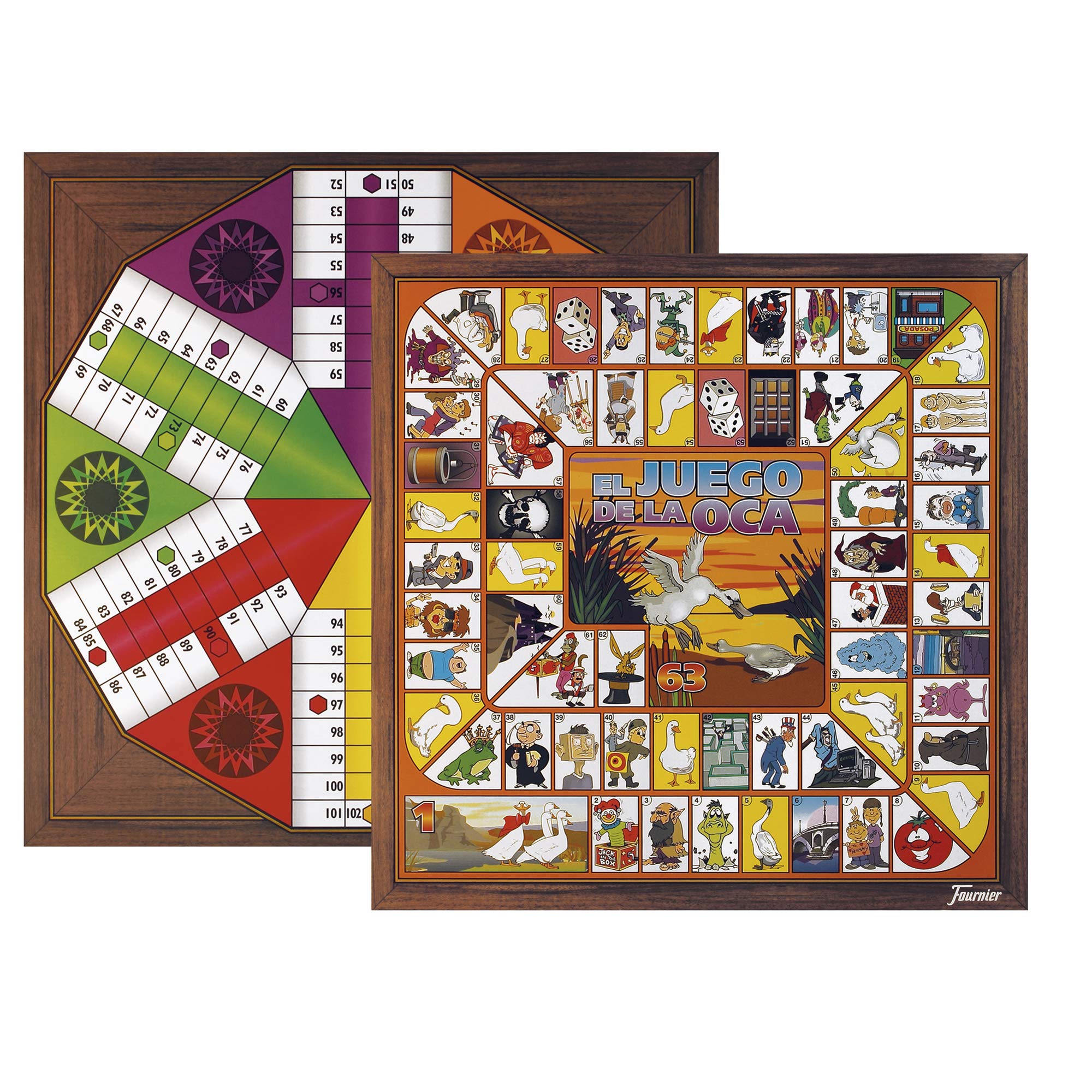 Fournier – Tavolo Grande scacchi/dama/schede, 40 x 40 cm, f29459
