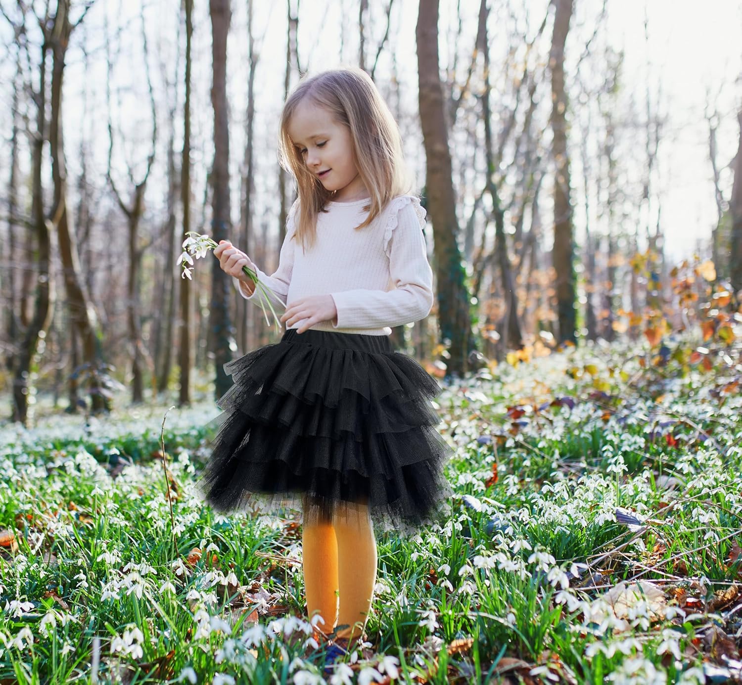 Jastore 6 Layered Tutu Skirt for Girls Princess Tulle Dance Skirts Toddler Girl Ballet Tutu Skirt - Image 5