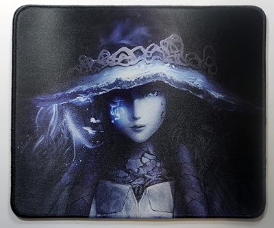 Elden Ring Ranni Computer Mouse Pad Gaming 12x10 Inches Table Mat for Gaming Office