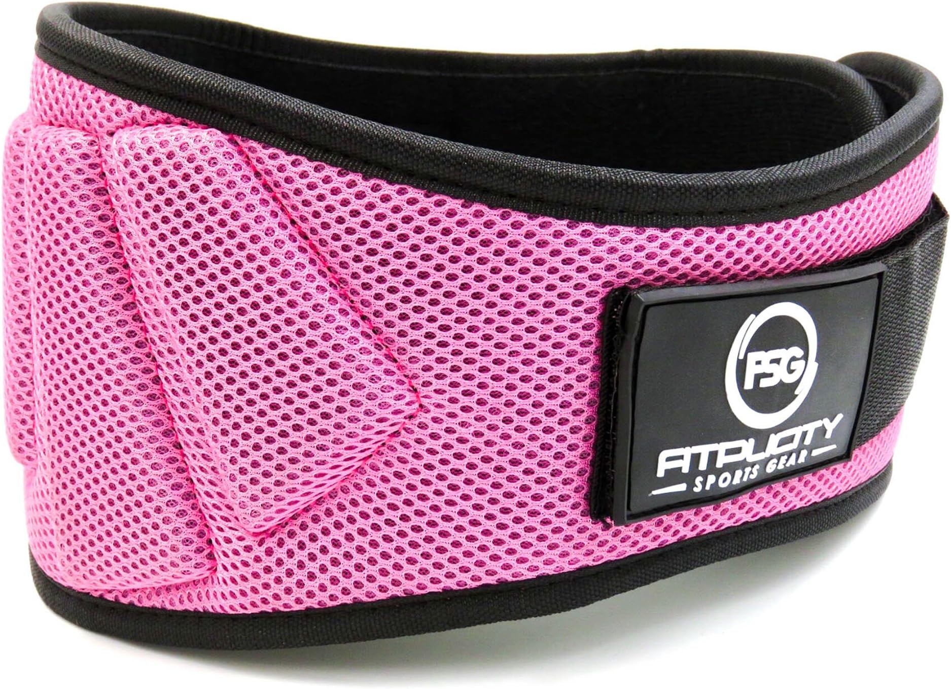 Fitplicity Sports Gear Weightlifting Belt for Men and Women - 6 Inch Weight Lifting Belt, Workout Back Support for Lifting, Fitness, Cross Training and Powerlifitng