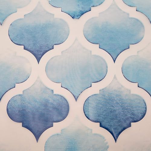 Miniatura 3 de Bath Bliss Cortina de ducha de PEVA de 70 x 72 pulgadas, 12 ojales metálicos a prueba de óxido, cabezal reforzado, impermeable, diseño de escala,