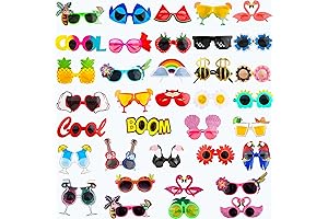 36 Pack Luau Party Sunglasses Crazy Funny Hawaiian Sunglasses