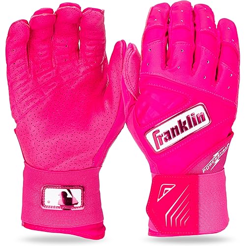 Franklin Sports MLB Batting Gloves - Infinite Powerstrap Baseball + Softball Long Cuff Batting Gloves - Adult + Youth