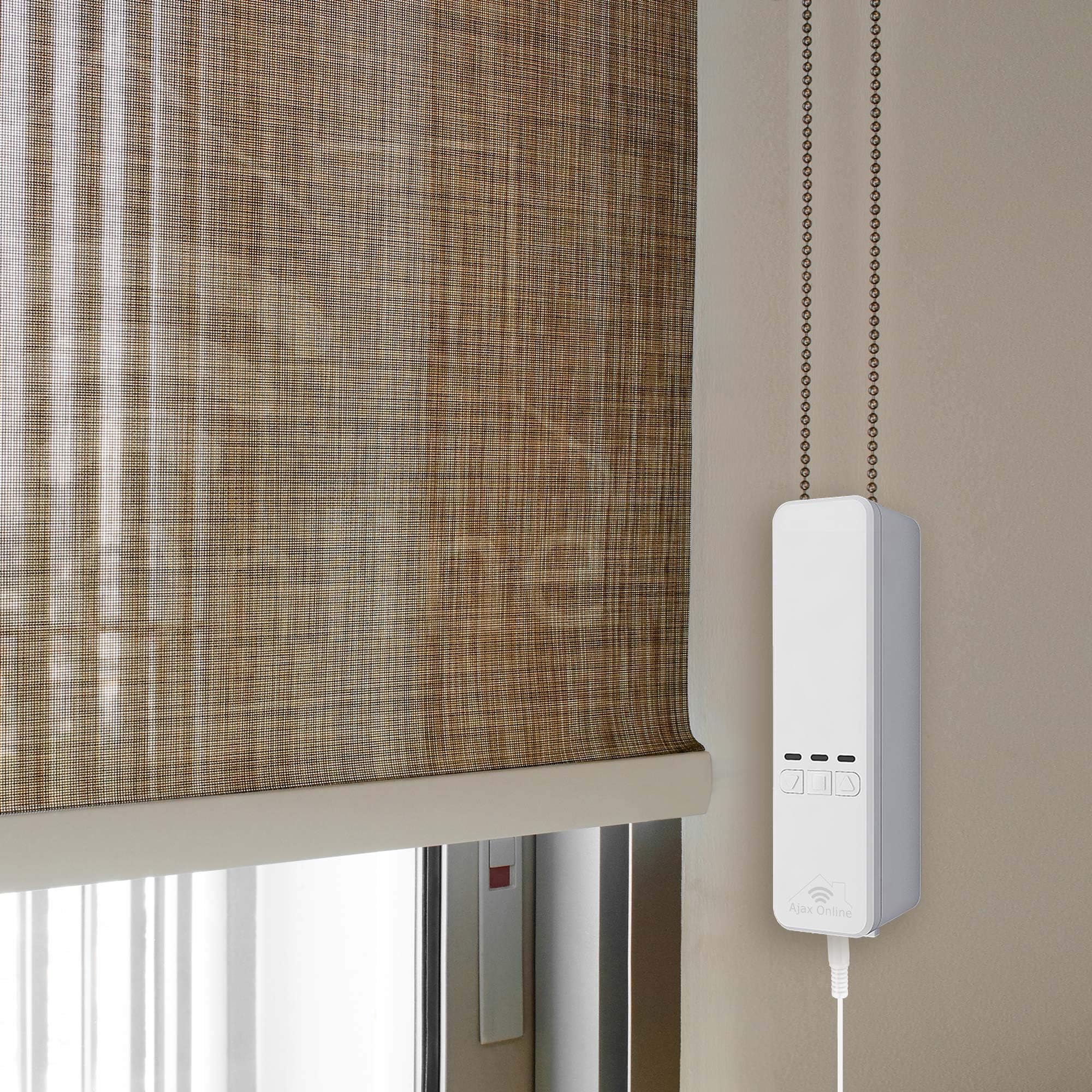 Blind Engine Motor– Smart WIFI Blinds Motor for Roller, Horizontal blinds, and curtains with pull cords & side mechanism. Compatible with Alexa,Google Home and Apple Siri Using Shortcuts.