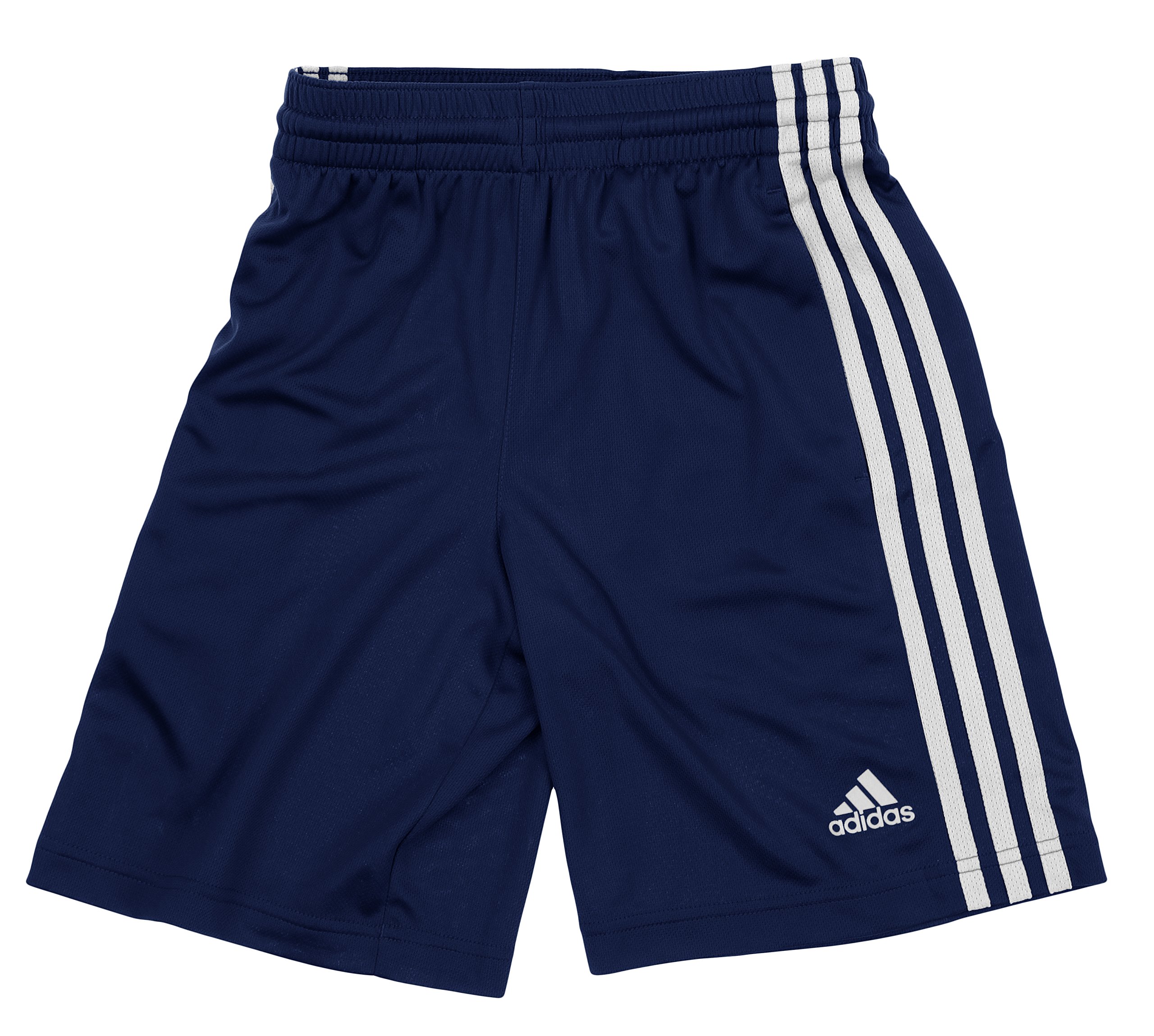 Adidas Big Boys Youth Performance Climalite Shorts Navy White