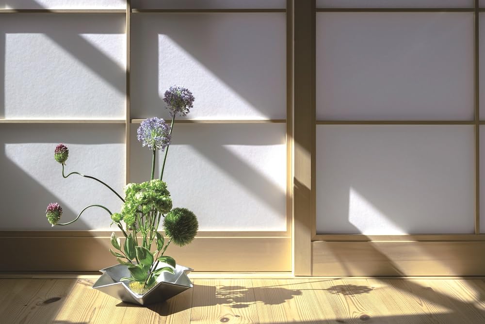 Authentic Japanese Rectangular Kenzan Flower Frog – Made in Japan Ikebana Pin Holder for Flower Arranging (Rectangle 2.7-2.0, Silver)