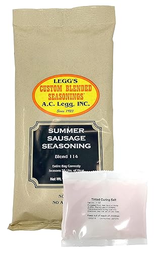 Miniatura 4 de A.C. Legg #114 - Condimento de salchichas de verano, 18 onzas, 1 paquete con curación