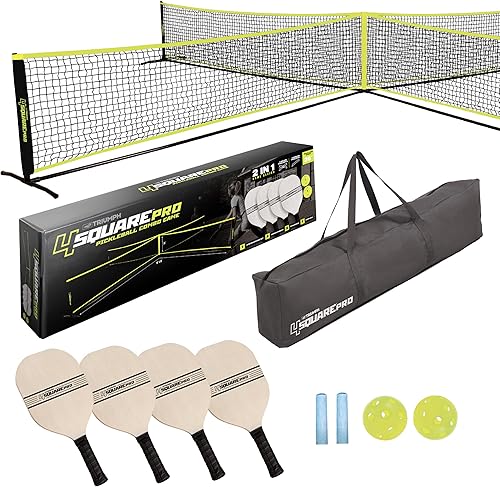 Triumph 4 Square Pickleball Pro 2 en 1 Set