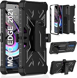 for Motorola Edge 2021   Moto Edge 5G UW Case: Built~in Screen Protector Kicksta - Compare price