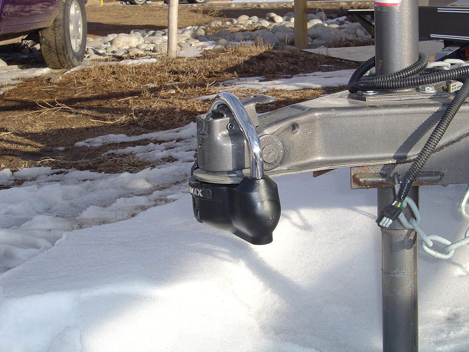 Trimax UMAX100 Premium Universal Dual Purpose Coupler Lock , Black : Automotive