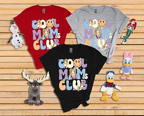 Miniatura 3 de Personalized Bluey Inspired Mama Shirt, Mama Bluey Cartoon Shirts, Cool Mum Shirt, Dog T-Shirt for Kids, Animal Toddler Shirts