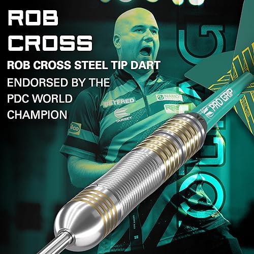 Miniatura 2 de Target Darts Rob Cross 22G - Juego de dardos con punta de acero de latón