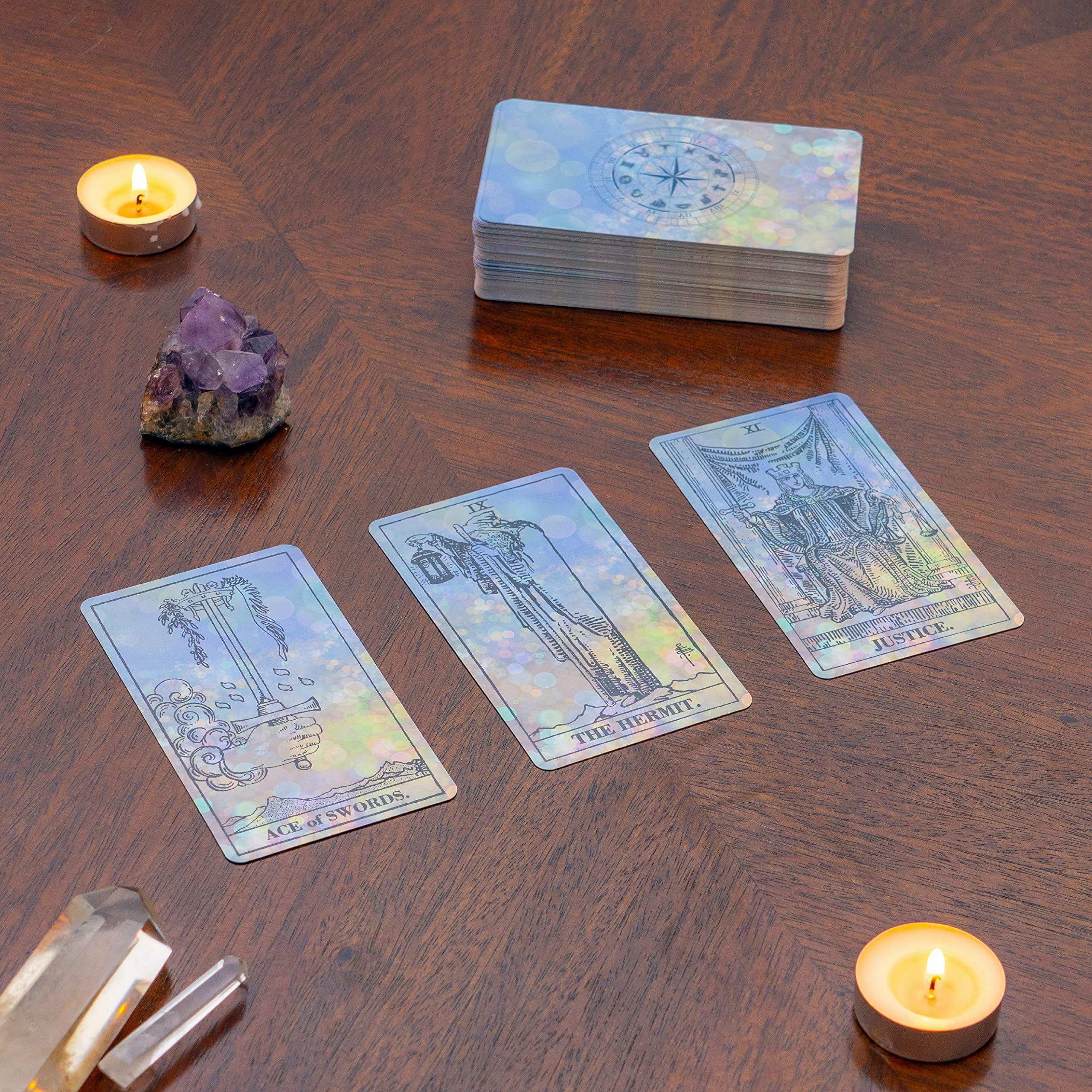 SPIRITDUST Tarot Cards Deck with Guidebook, 78 Original Tarot Cards