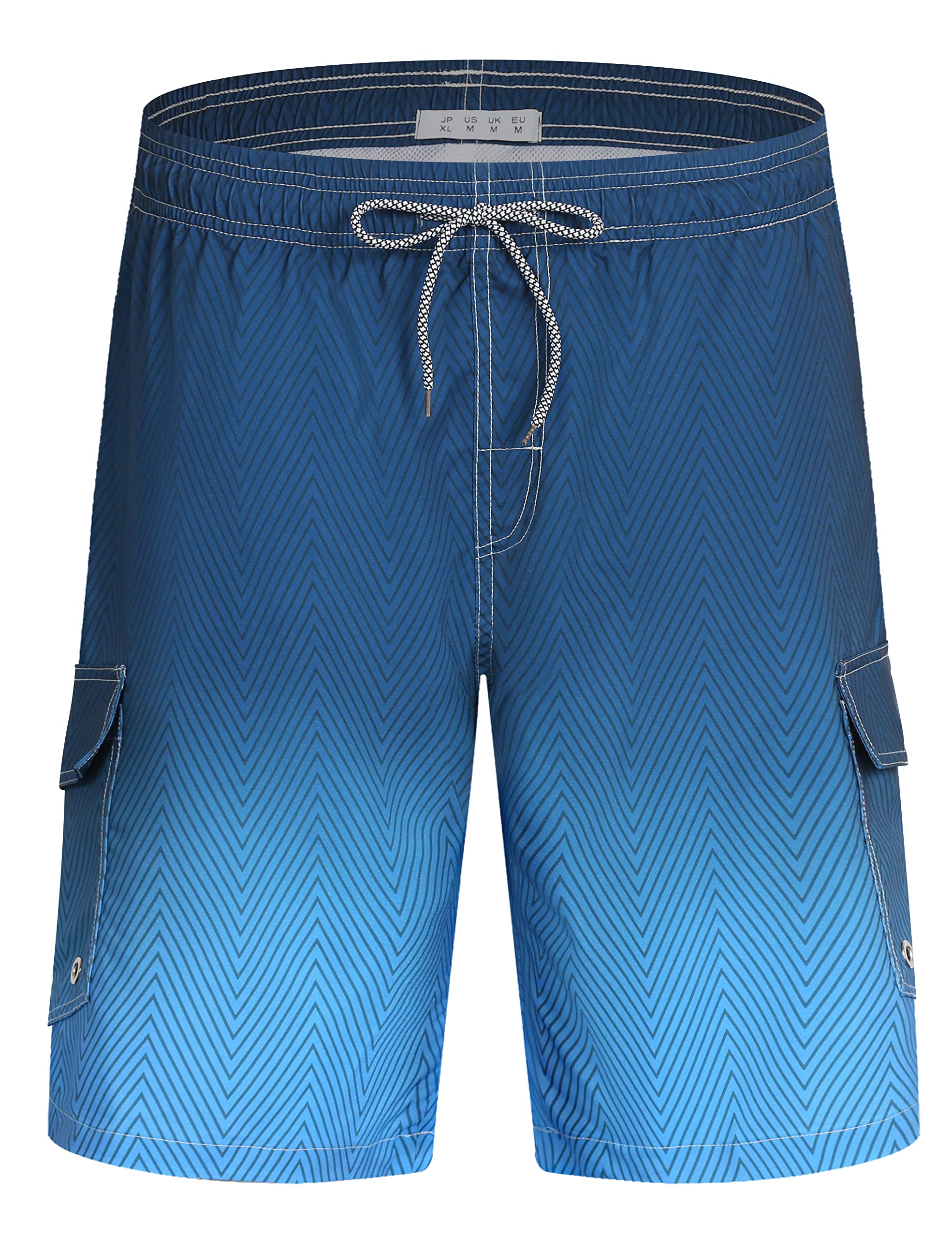 APTRO Costumi Pantaloncini da Bagno Uomo Mare Surf Piscina Stampa Hawaiana Estiva Grande Asciugatura Rapida con Fodera in Rete
