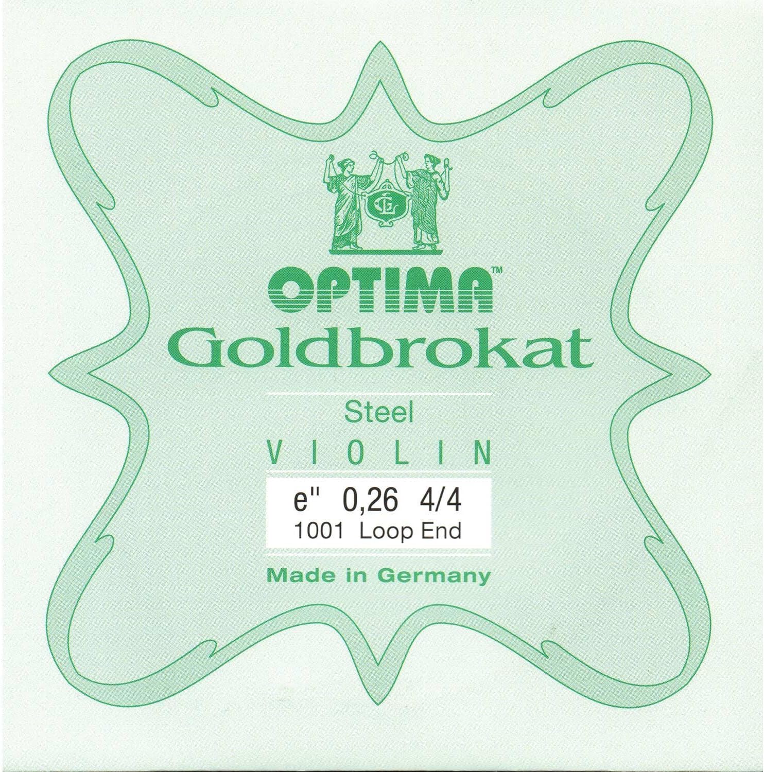 Goldbrokat 4/4 Violin E String - Steel - #26(medium) Gauge - Loop End