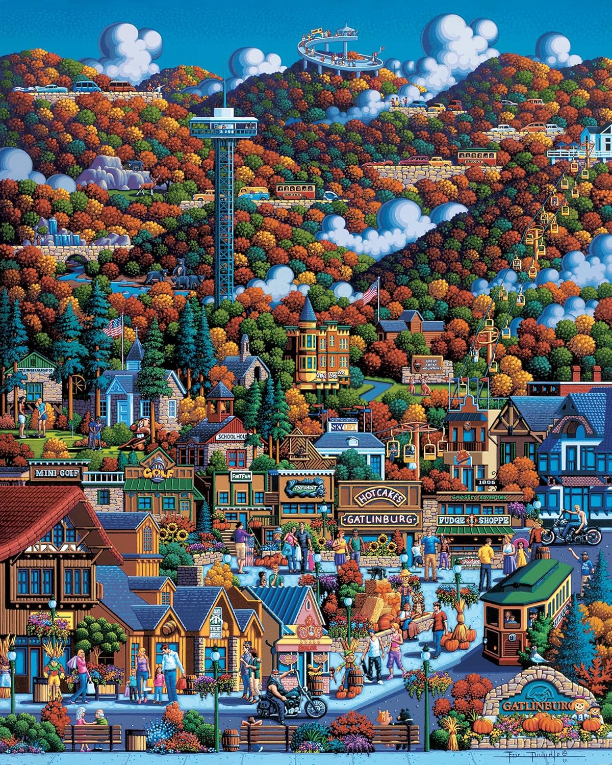 Dowdle Personal Puzzle - Smoky Mountains - 210 Piece