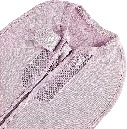 Miniatura 4 de Woombie Baby Air Nursery Swaddling Mantas para bebés, rosado (Pink Posey)
