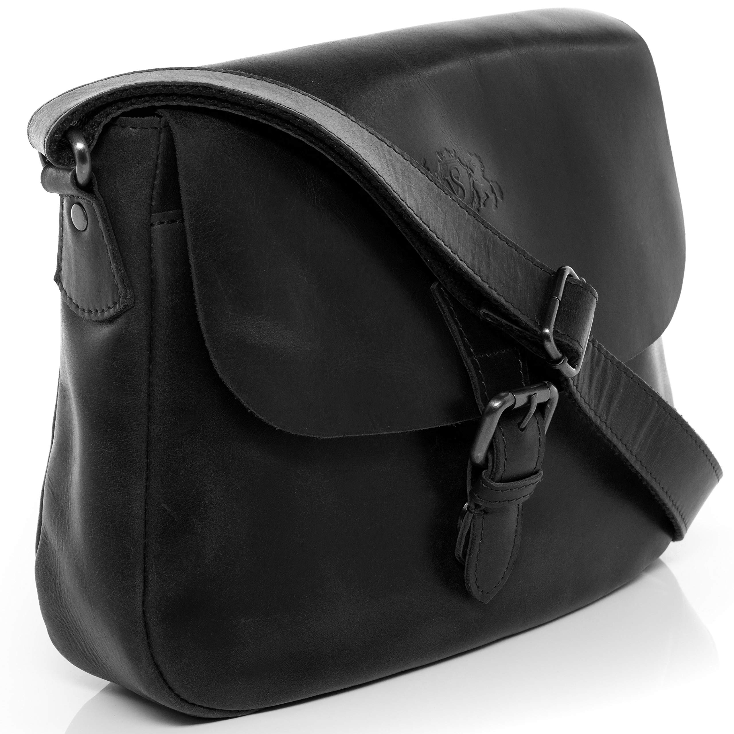 SID & VAIN Bolso de hombro pequeño cuero para mujer I Bolso tipo crossbody I Bandolera & mensajero YALE hecho a mano