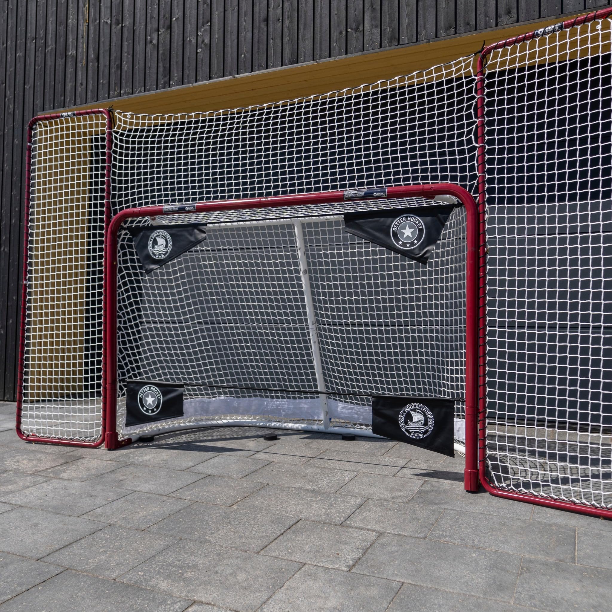 Better Hockey Extreme Pro Shooting Targets - Trainingshilfe zur Verbesserung der Genauigkeit - Hilft Ihnen, mehr Tore zu schießen - In Sekundenschnelle aufgebaut- Passt zu Netzen jeder Normgröße