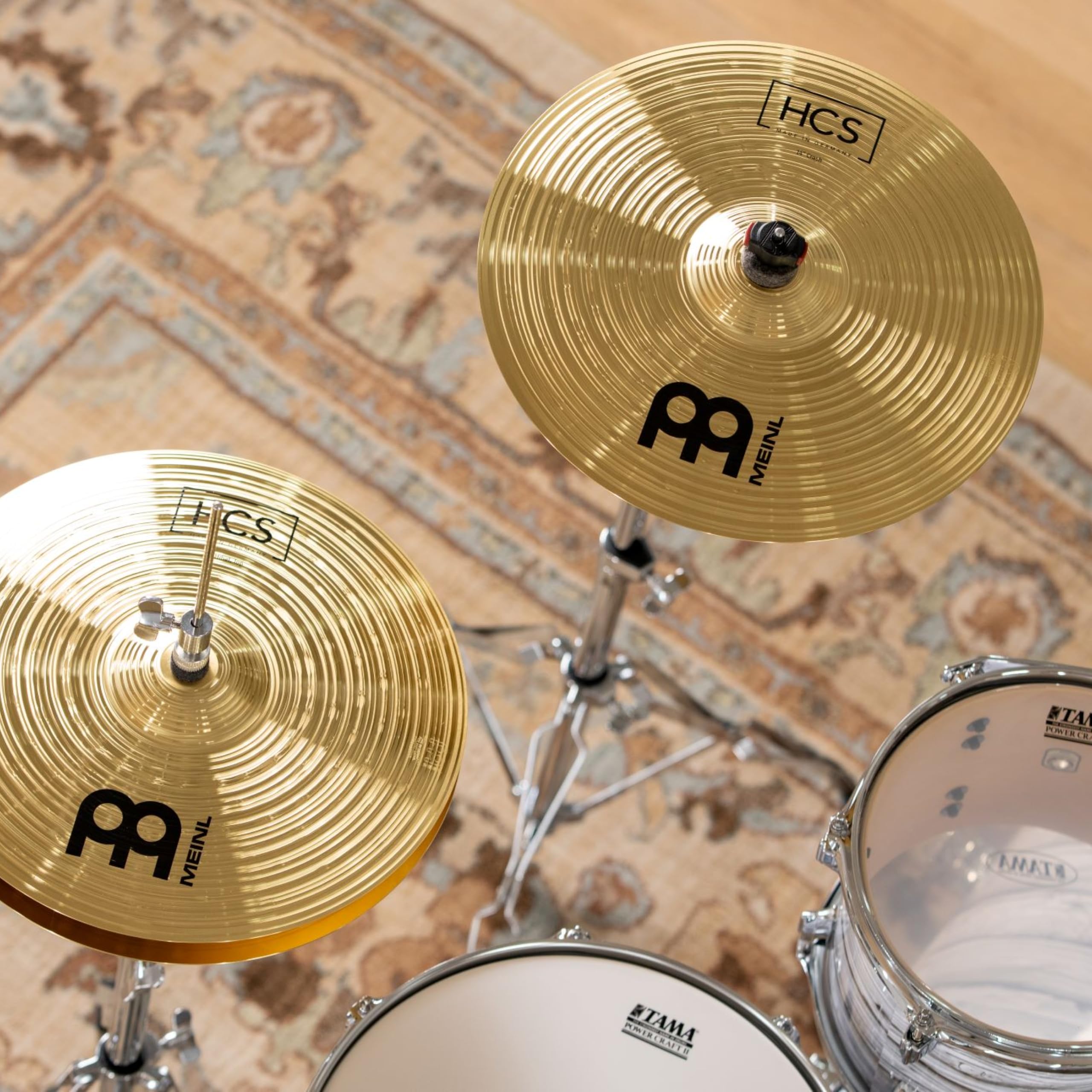 Meinl Cymbals HCS piatto Crash 14 pollici (35,56cm) Batteria – Finitura Tradizionale Ottone Made in Germany