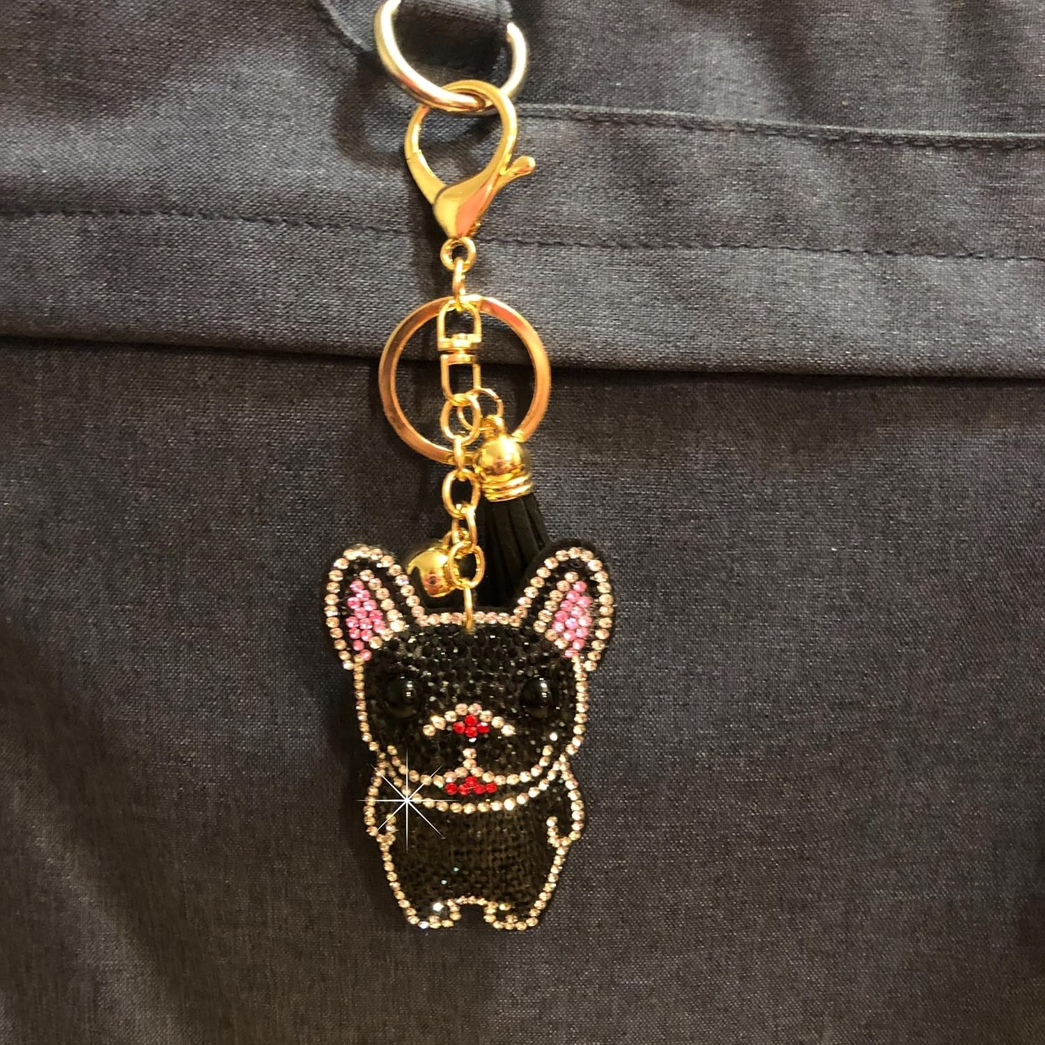 Popfizzy Bling Keychain Accessories for Women, Rhinestone & Cute Purse Charms for Handbags - Image 4