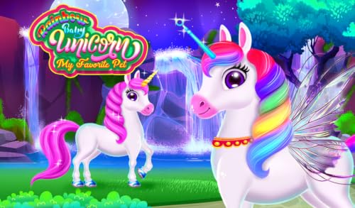 Rainbow Baby Unicorn - My Favorite Pet – vue 9