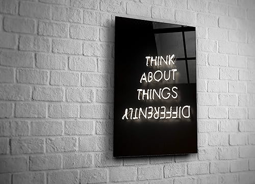 Genericc - Cartel de neón para pared, diseño de flores, para decoración del hogar, decoración de la oficina, decoración de la habitación para