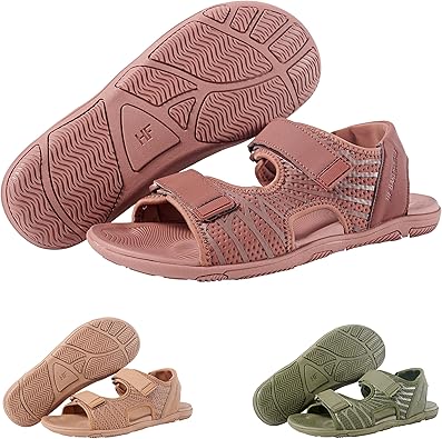 Hike Footwear HF Baresandals III Outdoor & Lightweight Barefoot Sandals for natural foot movement, Adjustable Fit Unisex With Zero Drop Flexible Sole
