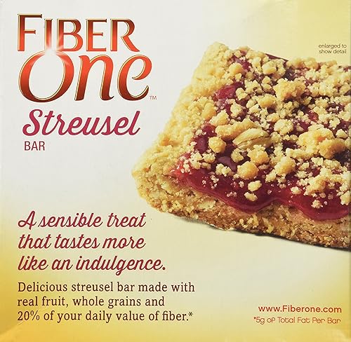 Vista 68 de Fiber One Barras de proteínas masticables, nueces de caramelo, bocadillos de proteínas, 1.17 onzas, 5