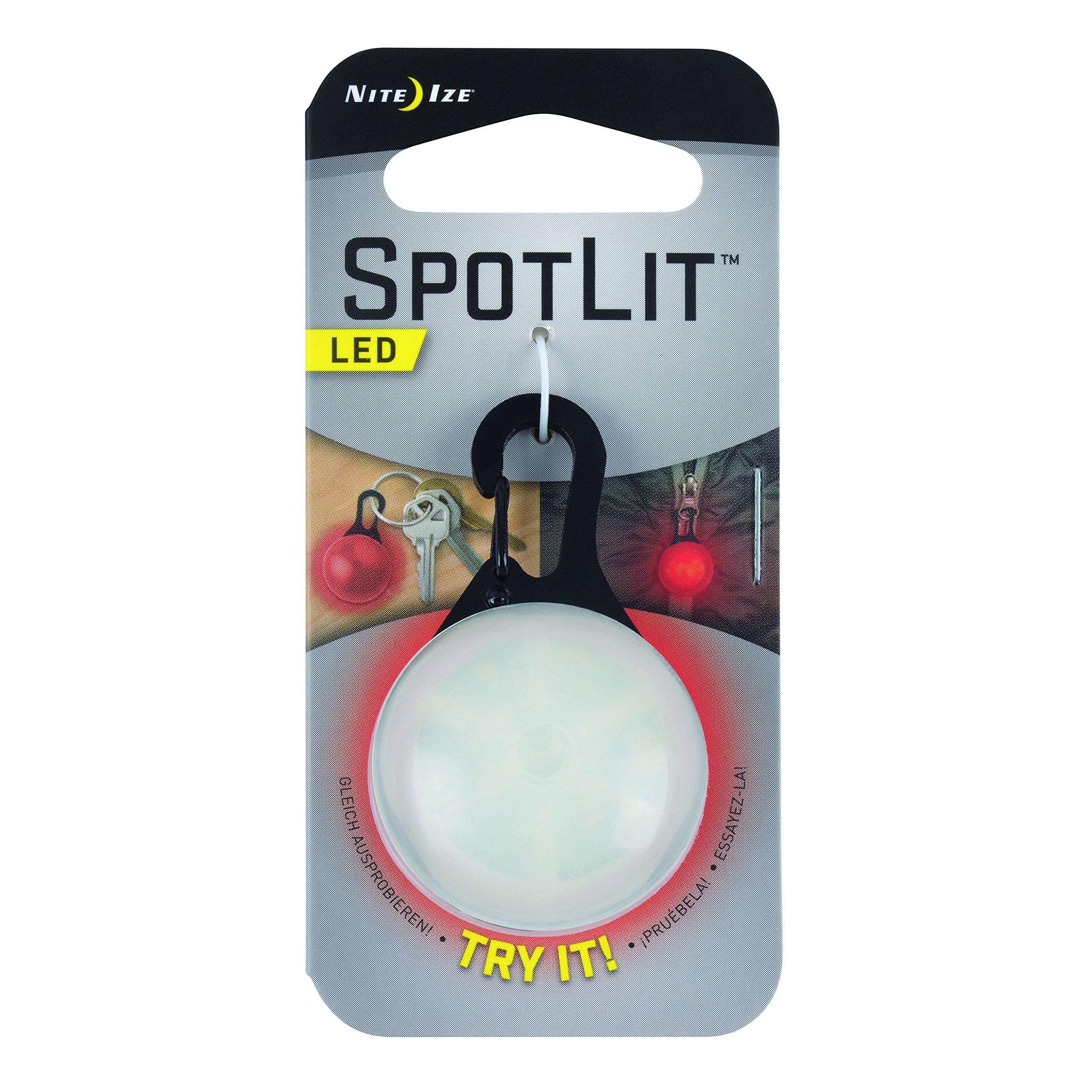 Nite Ize MSL-03-10 SpotLit LED Light, Red