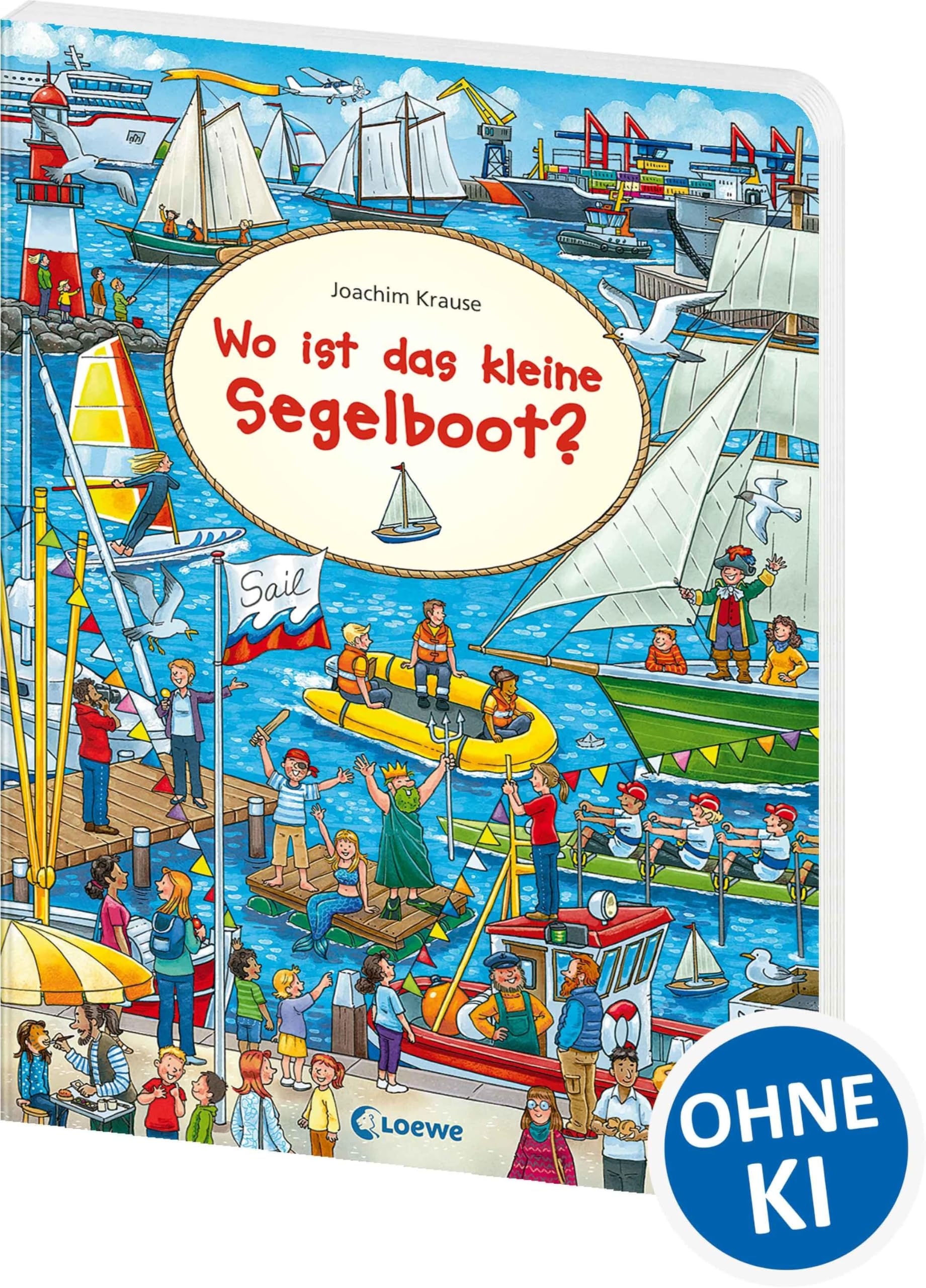 Wo ist das kleine Segelboot?: Wimmelbuch, Papp-Wimmelbuch für Kinder ab 2 Jahre (Wimmelbilderbücher)