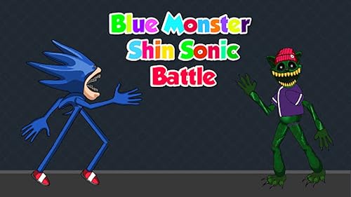 Blue And Red Monster VS People Ragdoll Battle