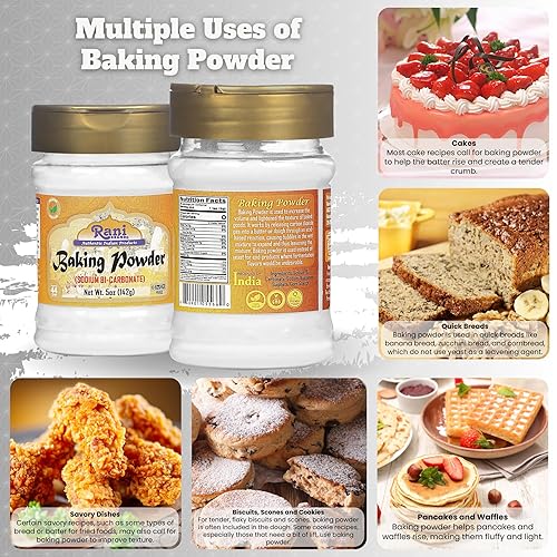 Vista 15 de Rani - Polvo de hornear de 28 onzas (1.75 libras) tarro de PET de 28.22 oz ~ Utilizado para cocinar, sin OMG, origen indio, apto para gluten