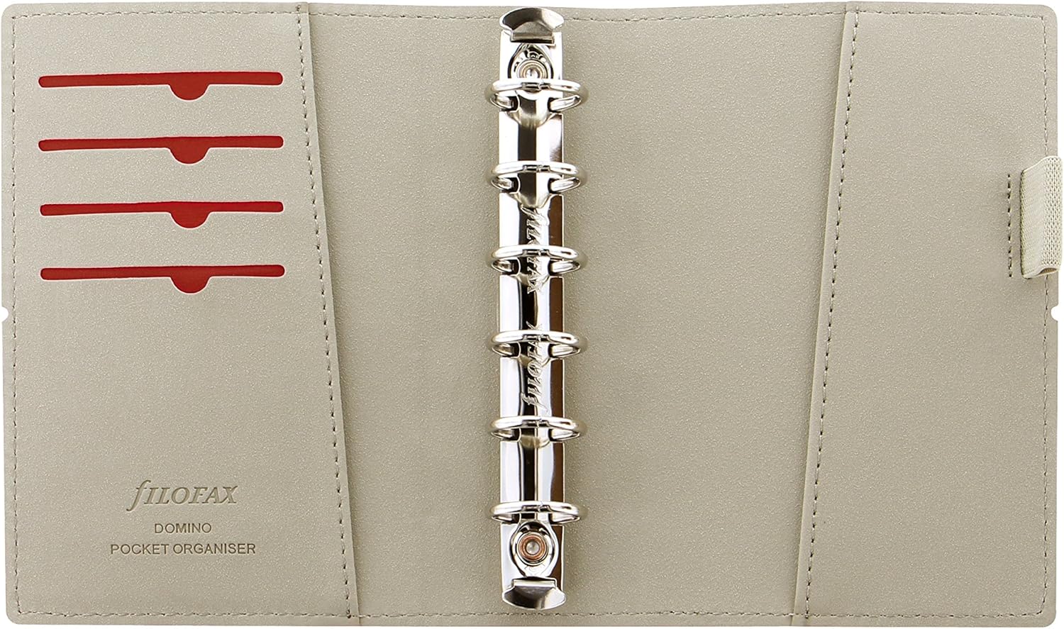Filofax Pocket Domino Organiser - Red