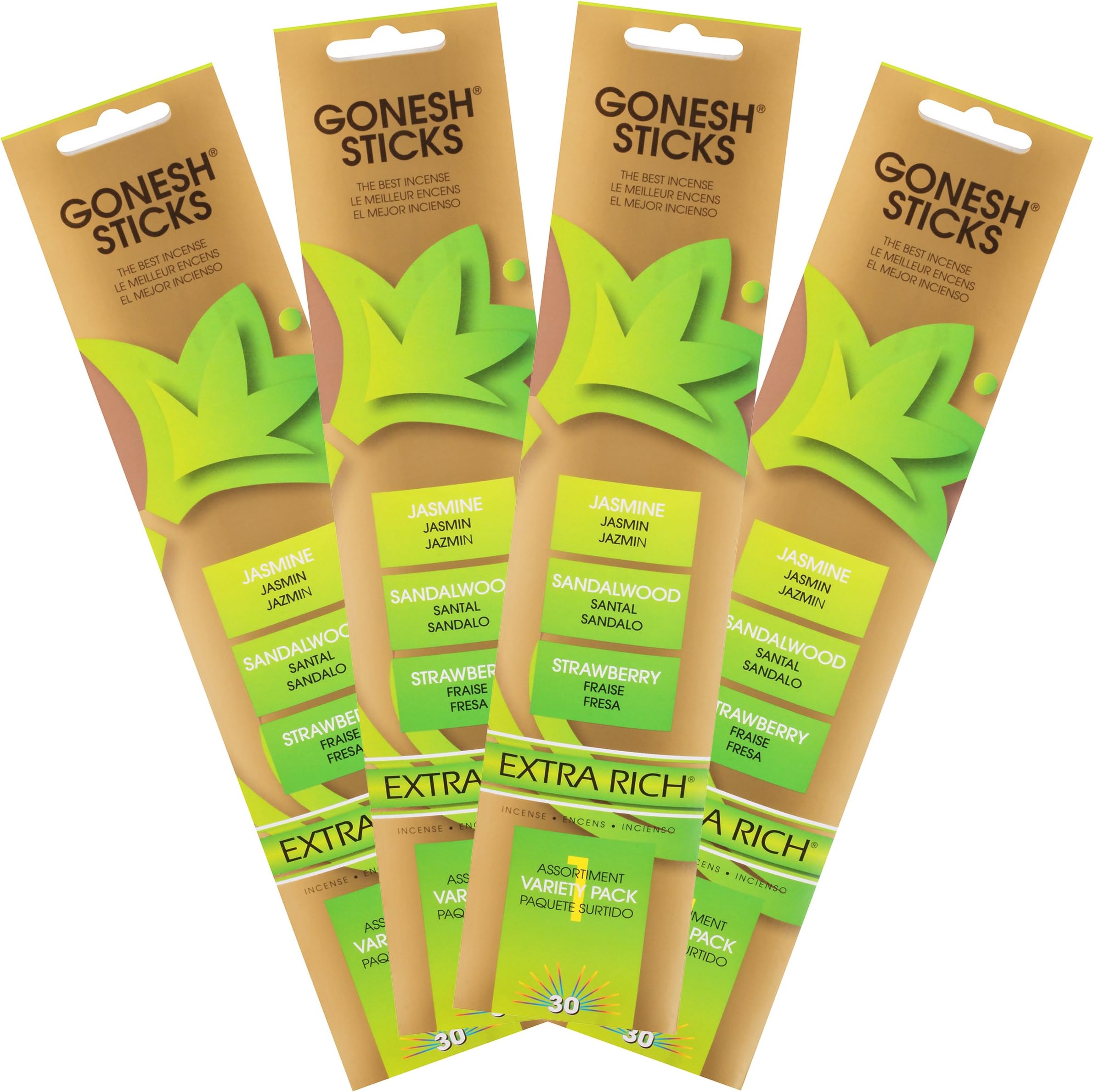 GONESHExtra Rich Variety #1 Incense - 4 Pack